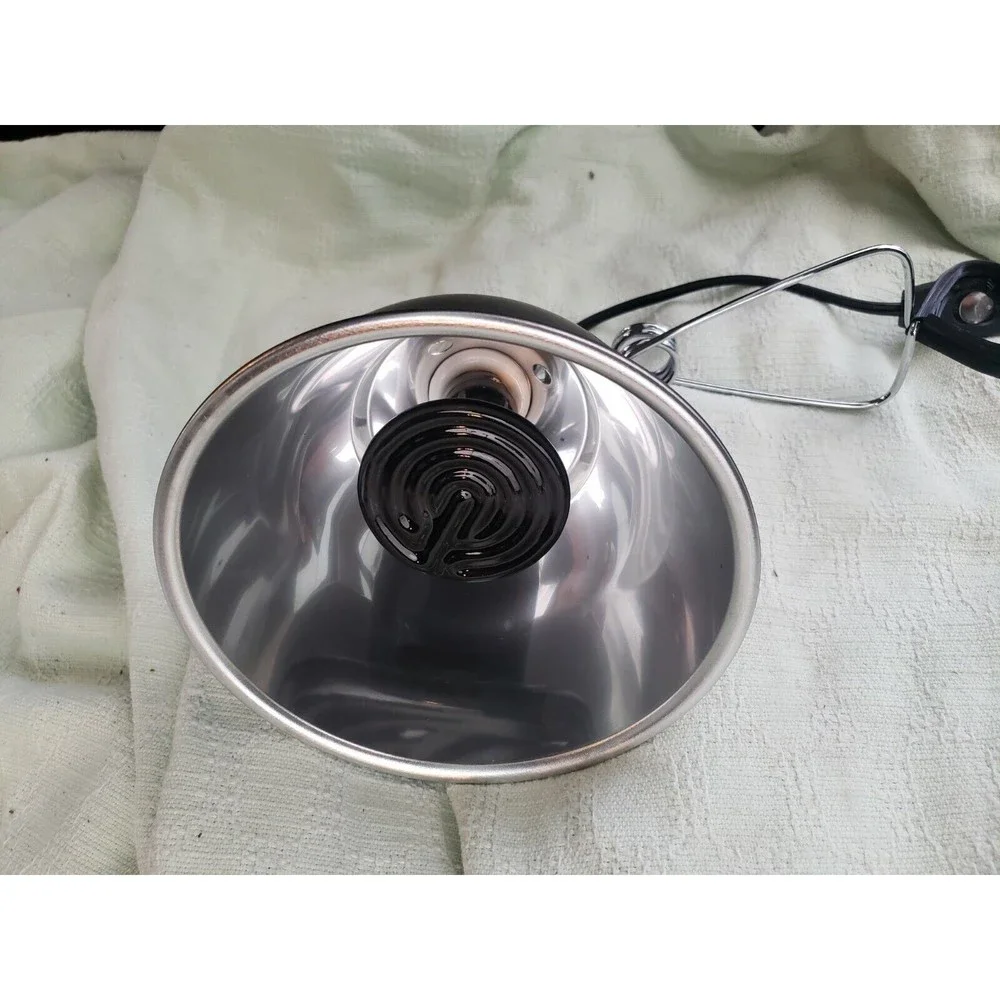 EUC Exo Terra PORTABLE Reptile Aluminum Dome LAMP Exo-Terra Swivel